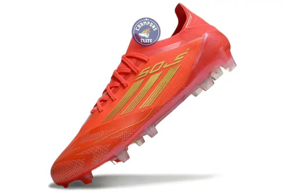 F50 Elite Lacets FG Two Horizons - Rouge/Doré/Rouge ÉDITION LIMITÉE - Image 4