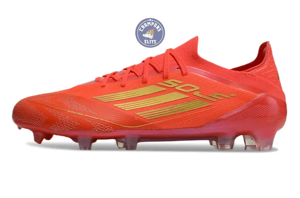 F50 Elite Lacets FG Two Horizons - Rouge/Doré/Rouge ÉDITION LIMITÉE - Image 5
