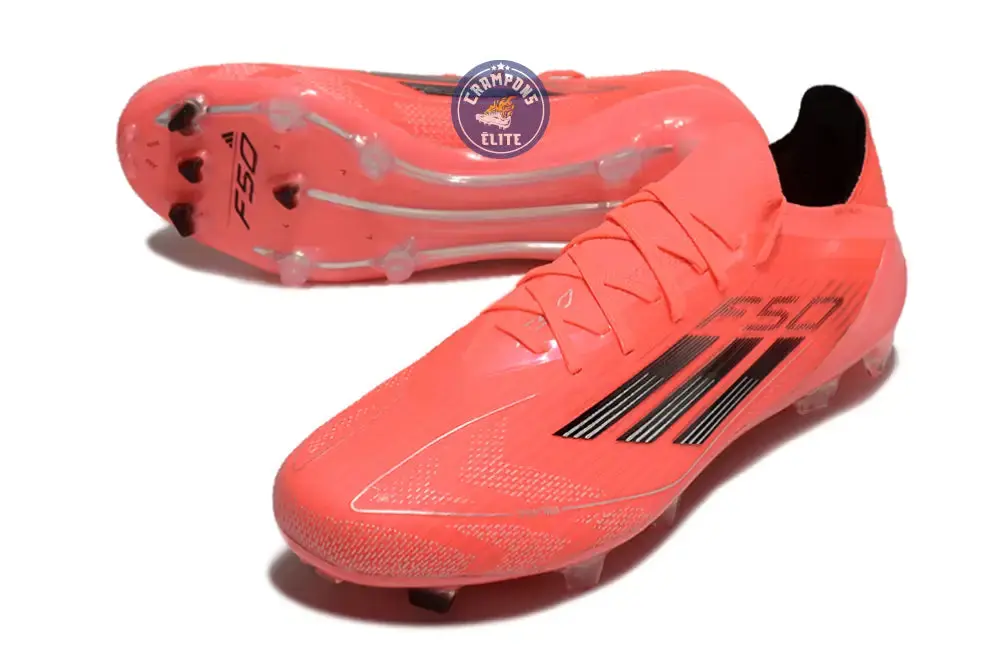 F50 Elite Lacets FG Vivid Horizon - Turbo/Aurora Black/Argenté - Image 2