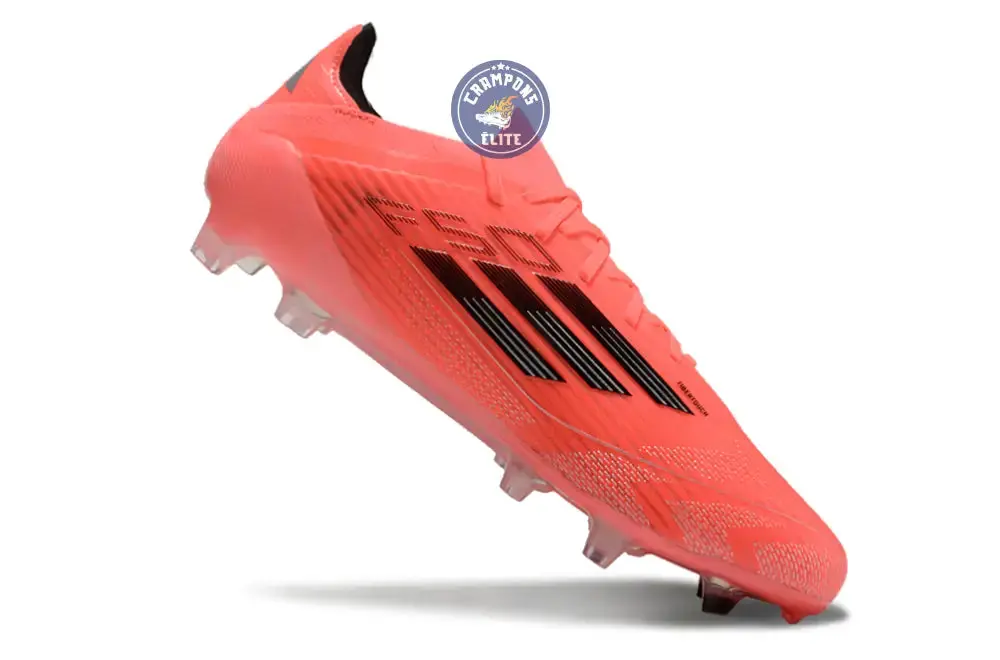 F50 Elite Lacets FG Vivid Horizon - Turbo/Aurora Black/Argenté - Image 3