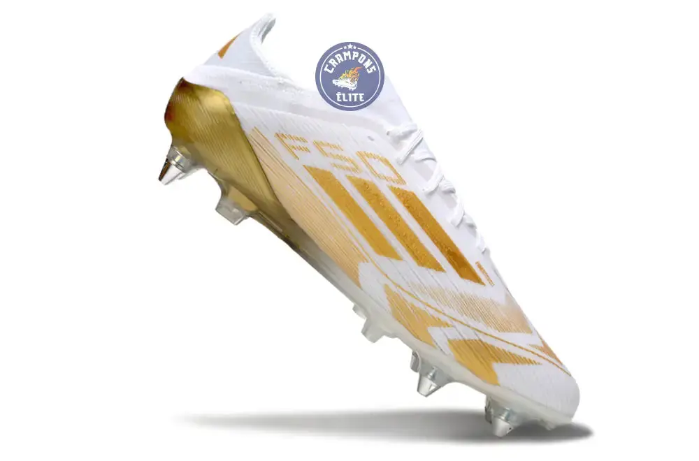 F50 Elite Lacets SG - Blanc/Doré - Image 3