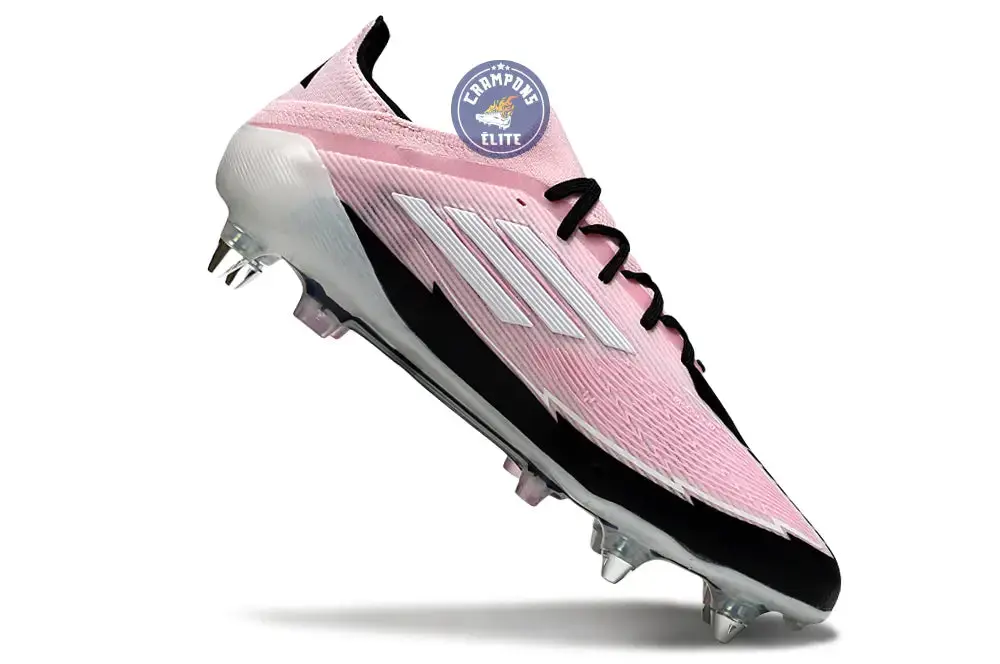 F50 Elite Lacets SG -  Rose/Blanc/Noir - Image 3