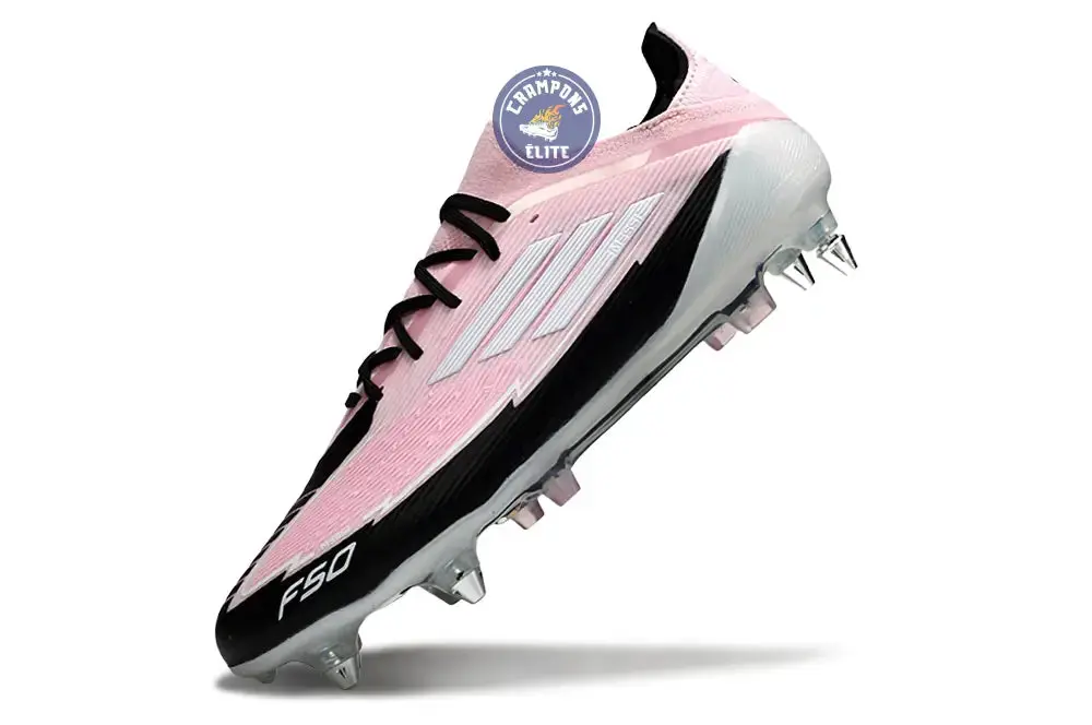 F50 Elite Lacets SG -  Rose/Blanc/Noir - Image 4