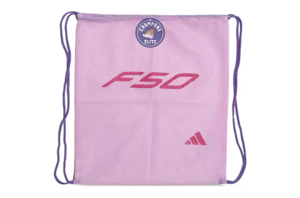 F50 Elite Lacets SG -  Rose/Blanc/Noir - Image 7