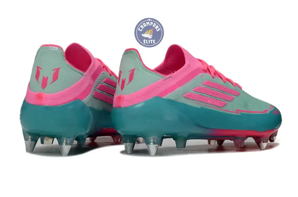 F50 Elite Lacets SG -  Bleu Turquoise/Bleu/Rose - Image 6