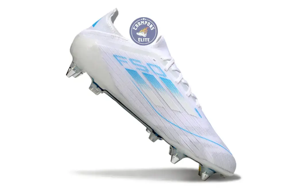 F50 Elite Lacets SG Polar Victory - Blanc/Argenté/Bleu - Image 3