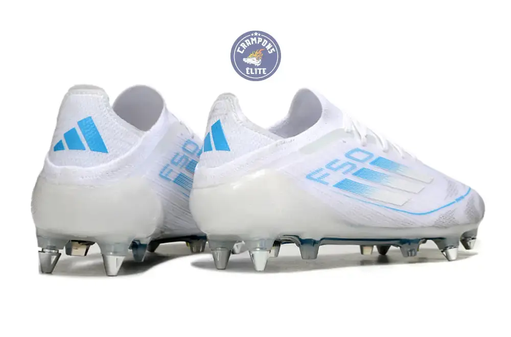 F50 Elite Lacets SG Polar Victory - Blanc/Argenté/Bleu - Image 6
