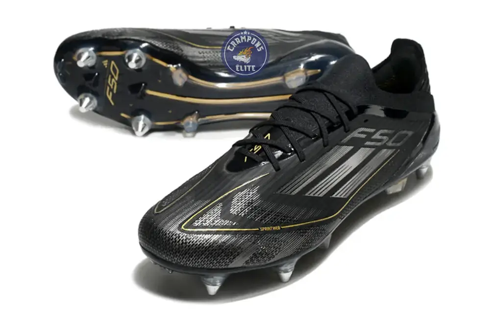 F50 Elite SG Dark Spark - Noir/Argenté/Doré - Image 2