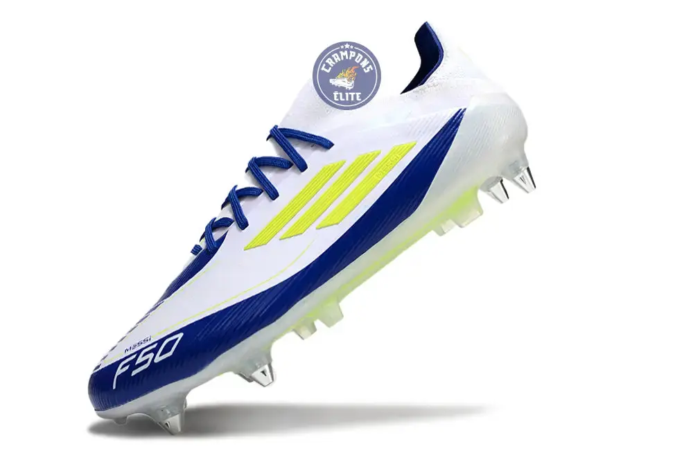 F50 Elite SG - Blanc/Bleu/Jaune - Image 4