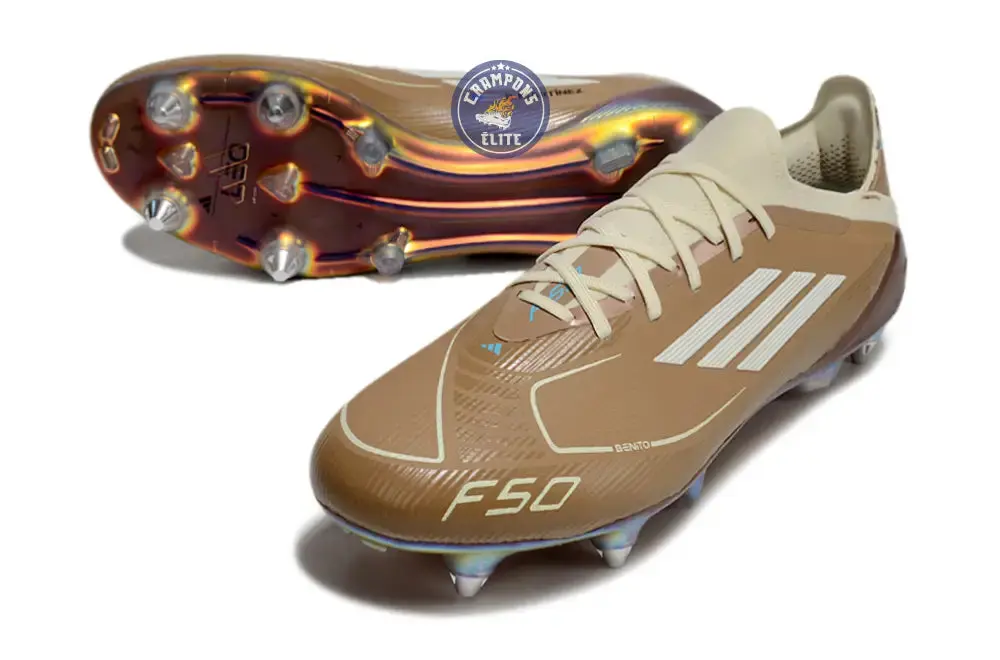F50 Elite SG - Marron/Bleu/Beige - Image 2