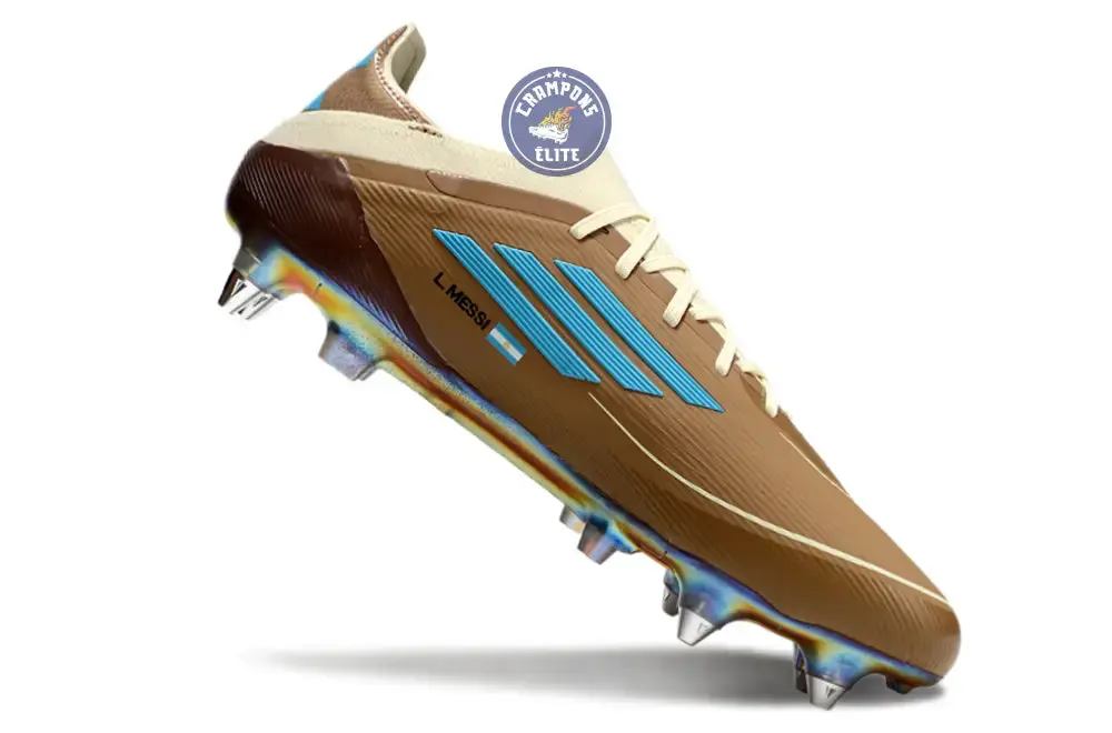 F50 Elite SG - Marron/Bleu/Beige - Image 3