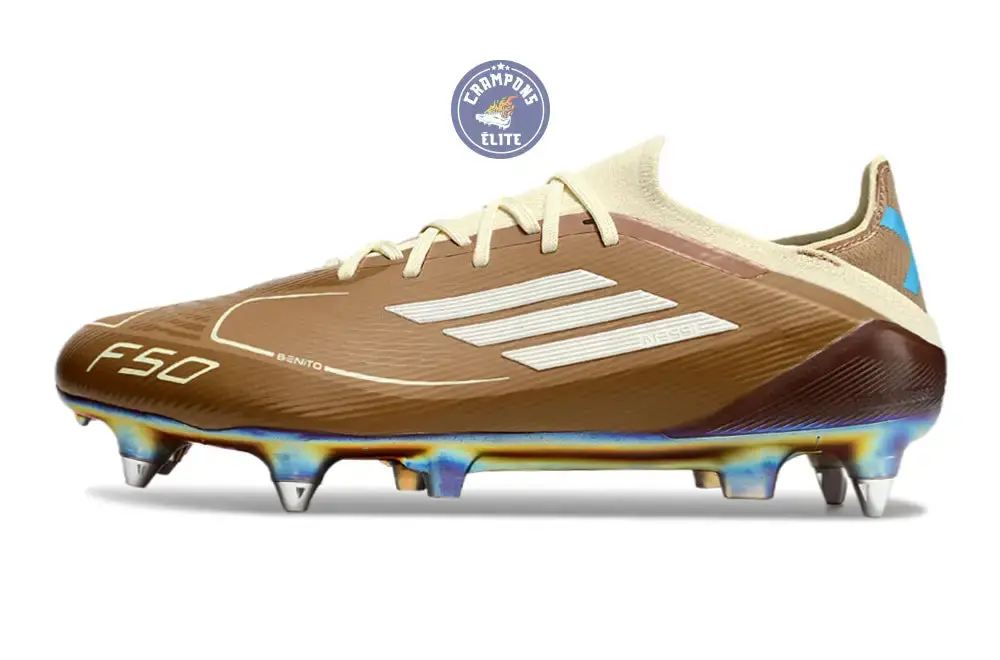 F50 Elite SG - Marron/Bleu/Beige - Image 5
