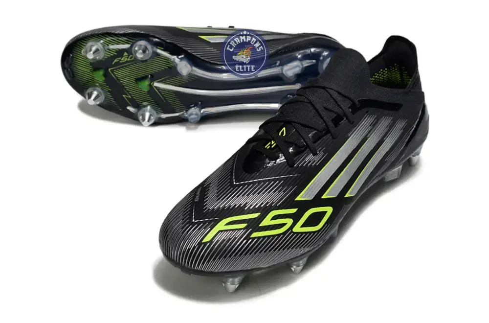 F50 Elite SG Noir/Argenté/Jaune - Image 2