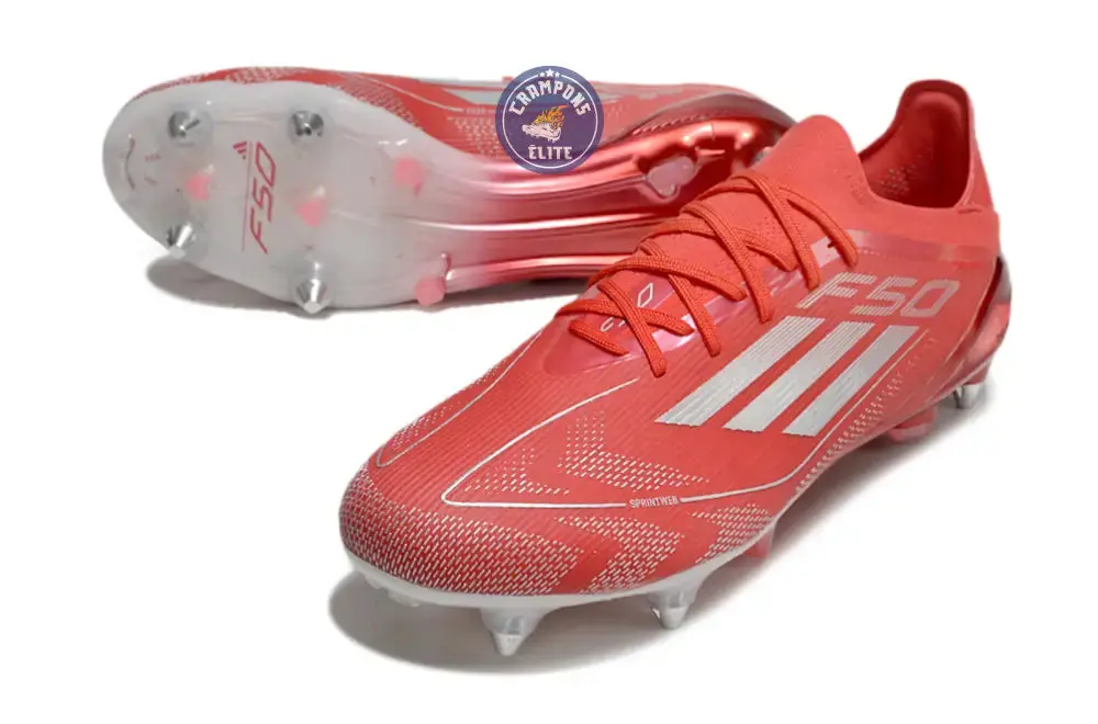 F50 Elite SG - Rouge/Argent/Blanc - Image 2