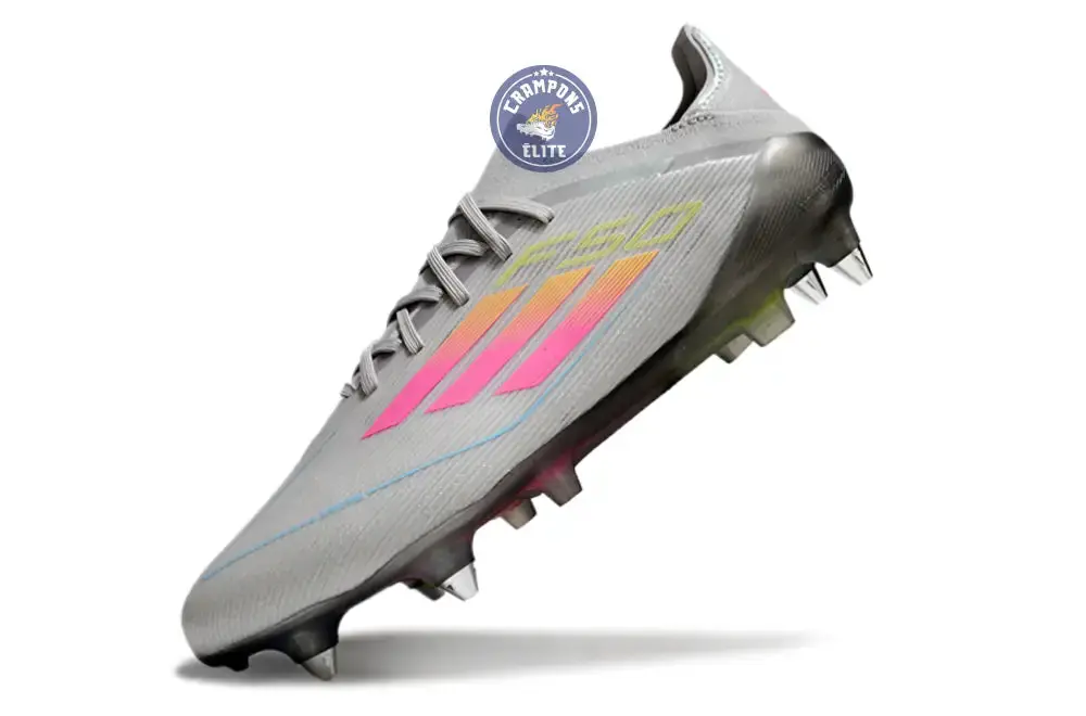 F50 Elite SG - Gris/Vert/Jaune/Rose - Image 4