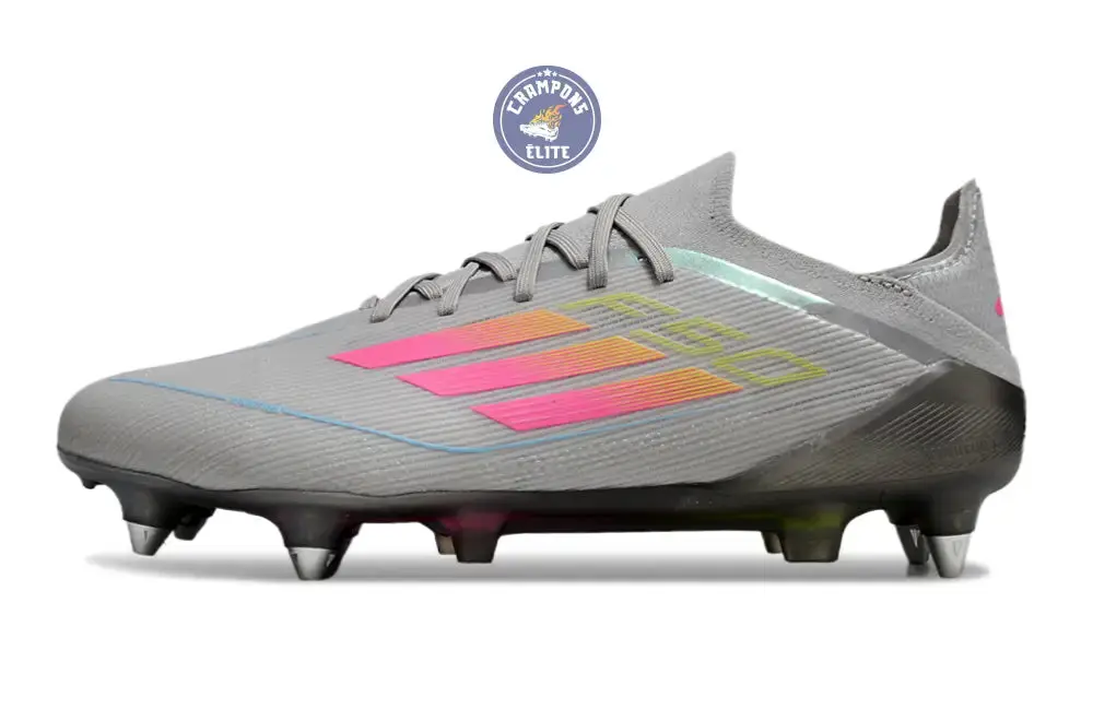 F50 Elite SG - Gris/Vert/Jaune/Rose - Image 5
