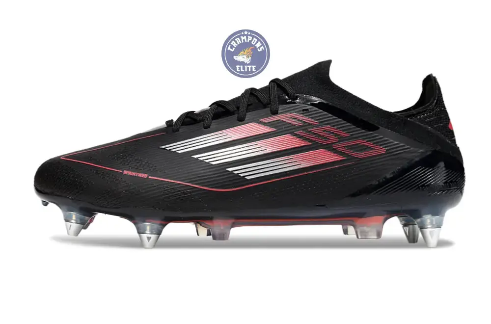 F50 Elite SG Stealth Victory - Noir/Argenté/Lucid Red - Image 5