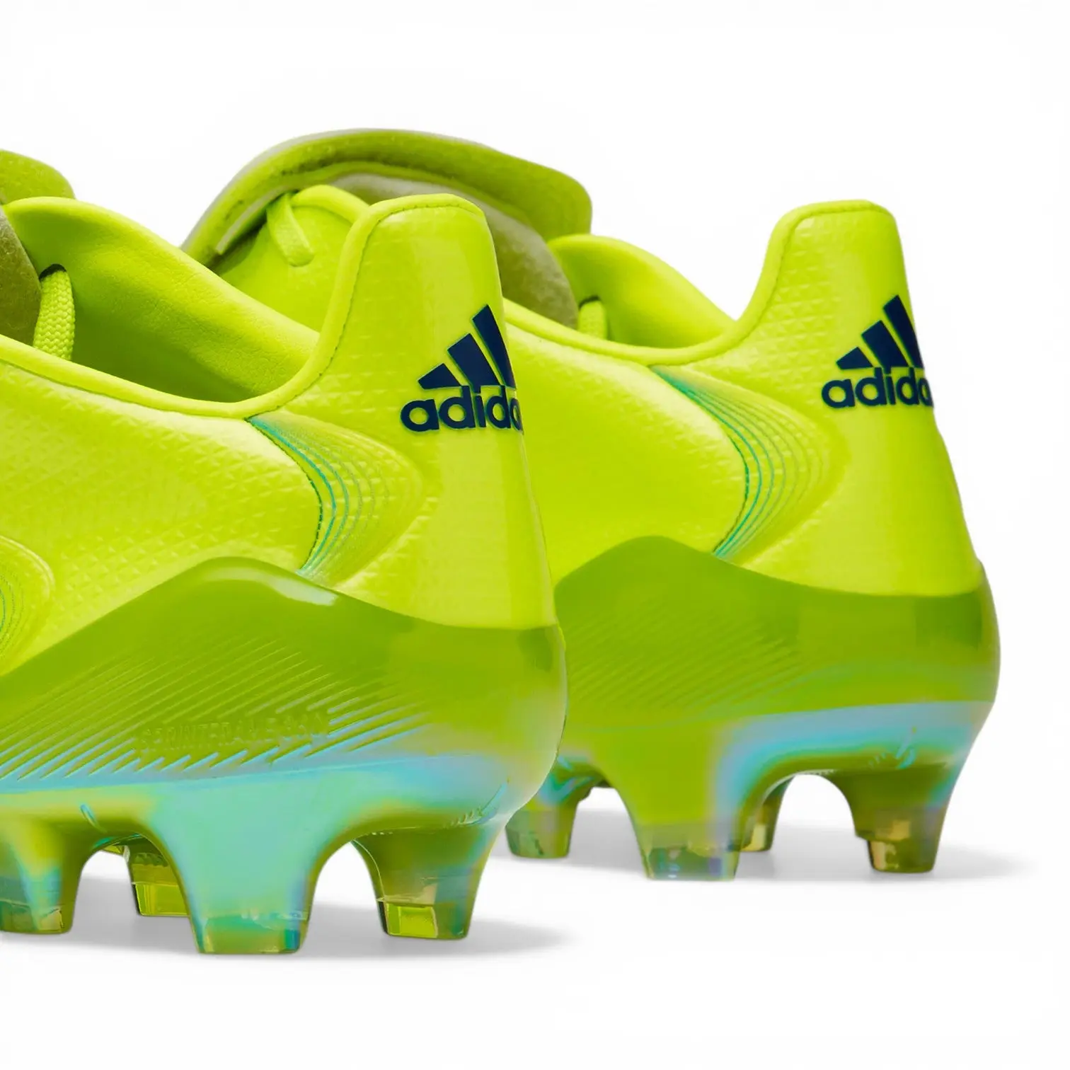 Adidas F50 Elite x Tunit FG - Citron/Bleu Royal/Aquamarine - Image 6