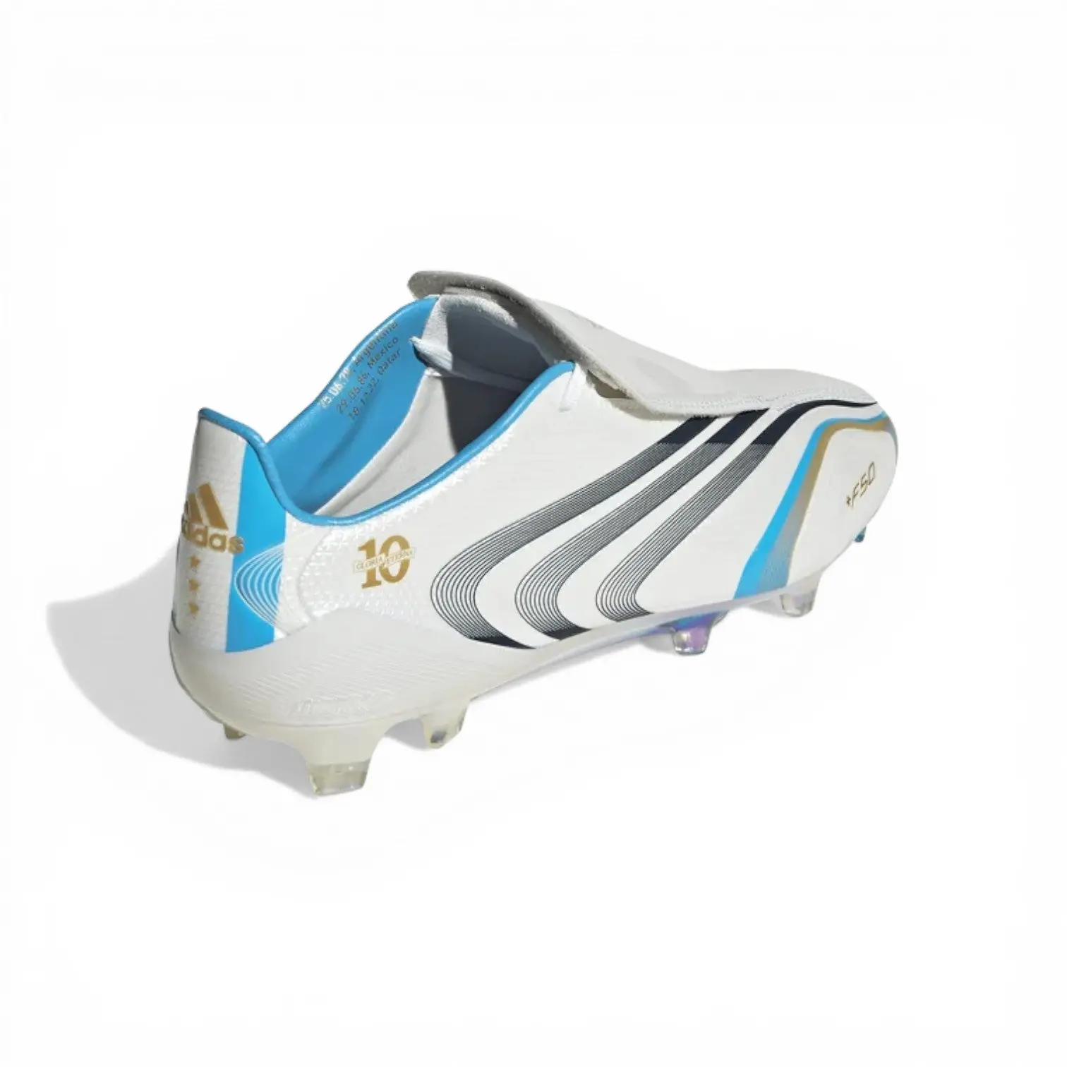 Adidas F50 Elite Messi Argentinien x Tunit FG - Blanc/Bleu - Image 5