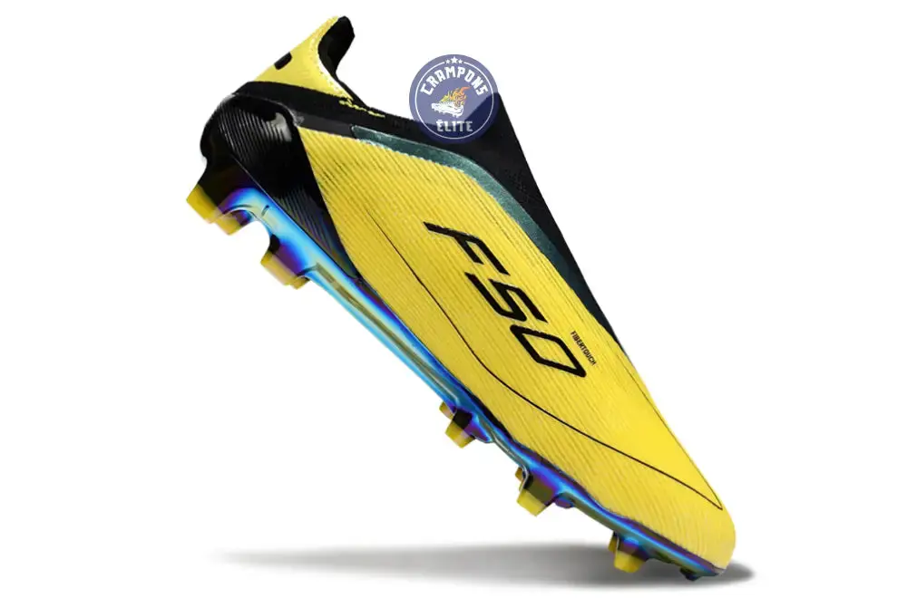 F50 Laceless Elite Adizero 2010 FG Remake - Jaune/Noir ÉDITION LIMITÉE - Image 3