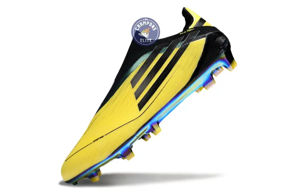 F50 Laceless Elite Adizero 2010 FG Remake - Jaune/Noir ÉDITION LIMITÉE - Image 4
