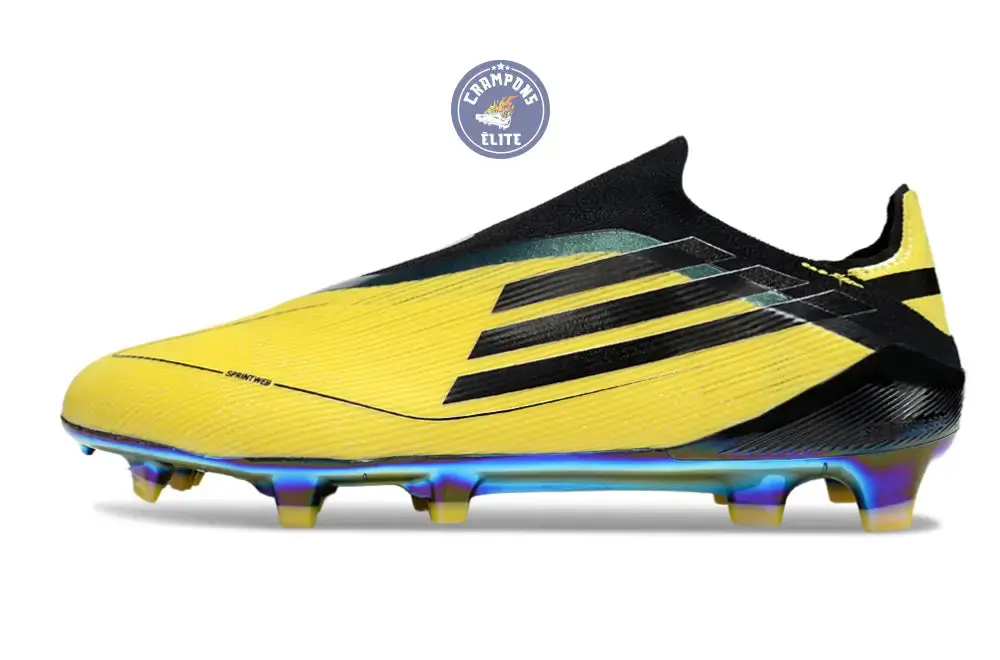 F50 Laceless Elite Adizero 2010 FG Remake - Jaune/Noir ÉDITION LIMITÉE - Image 5