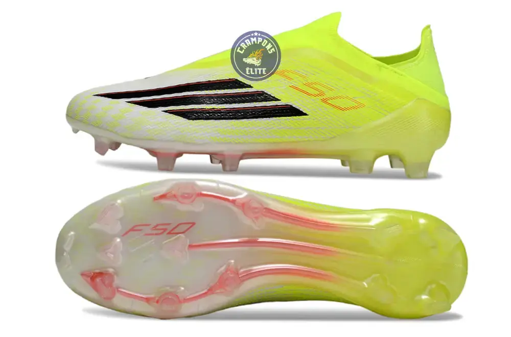 Adidas F50 Laceless Elite FG Born For Goals - Jaune/Noir/Rouge - Image 3