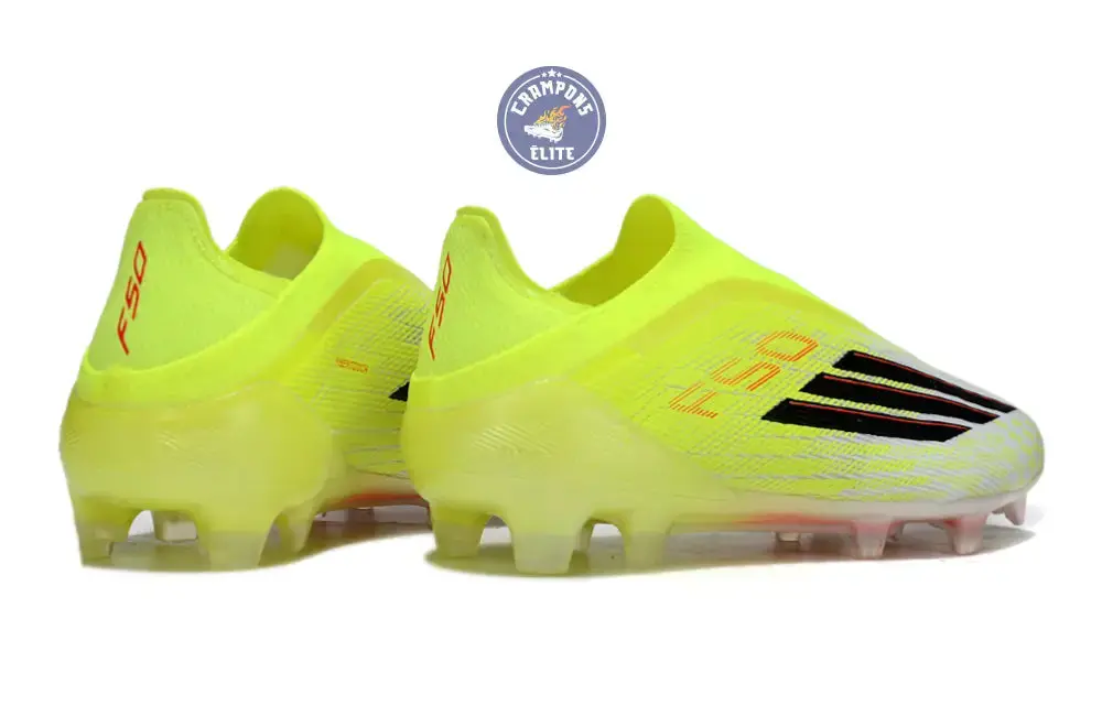 Adidas F50 Laceless Elite FG Born For Goals - Jaune/Noir/Rouge - Image 7