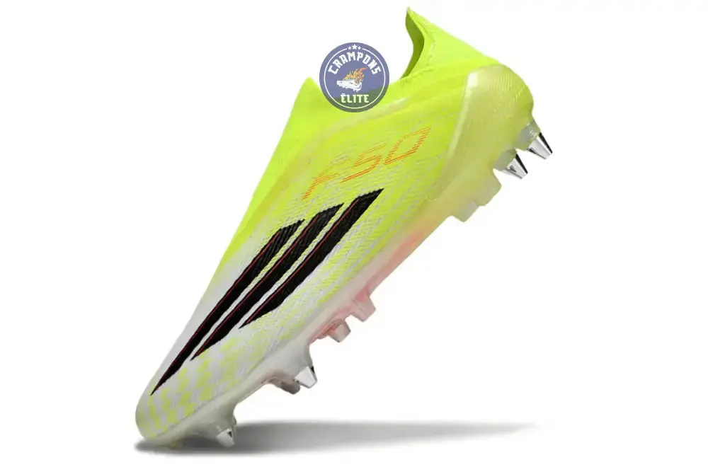 Adidas F50 Laceless Elite SG Born For Goals - Jaune/Noir/Rouge - Image 4