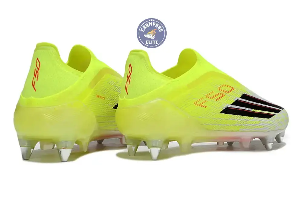 Adidas F50 Laceless Elite SG Born For Goals - Jaune/Noir/Rouge - Image 7