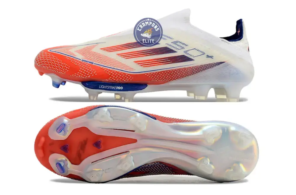 F50 + Laceless FG Advancement - Blanc/Rouge/Bleu - Image 2