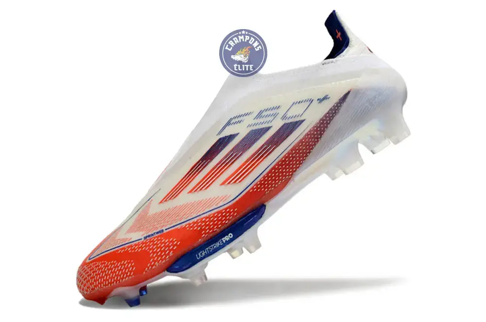 F50 + Laceless FG Advancement - Blanc/Rouge/Bleu - Image 3