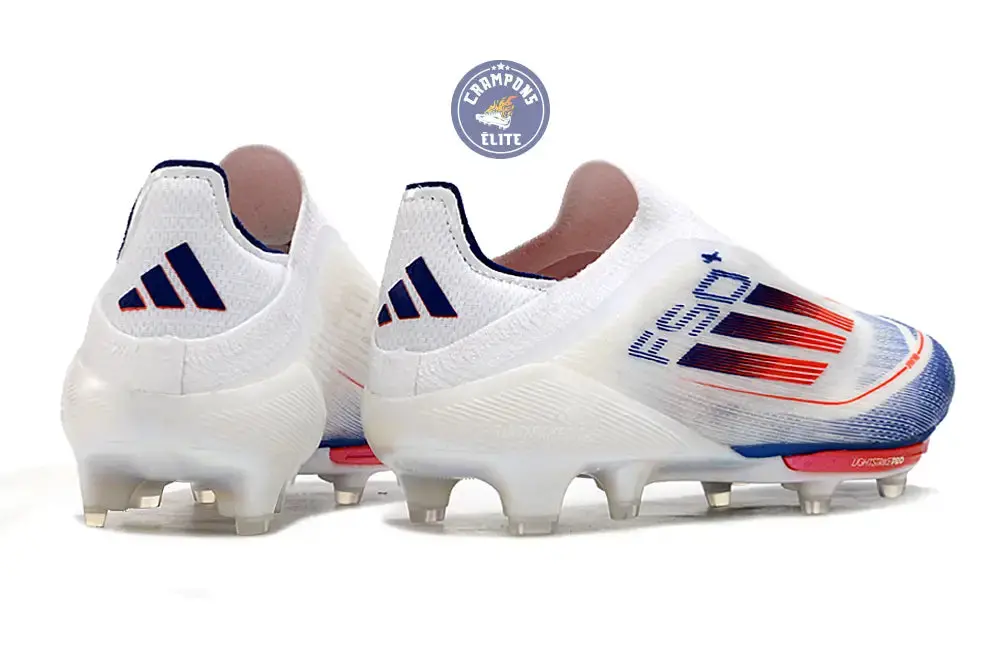 F50 + Laceless FG Blanc/Bleu/Rouge - Image 4