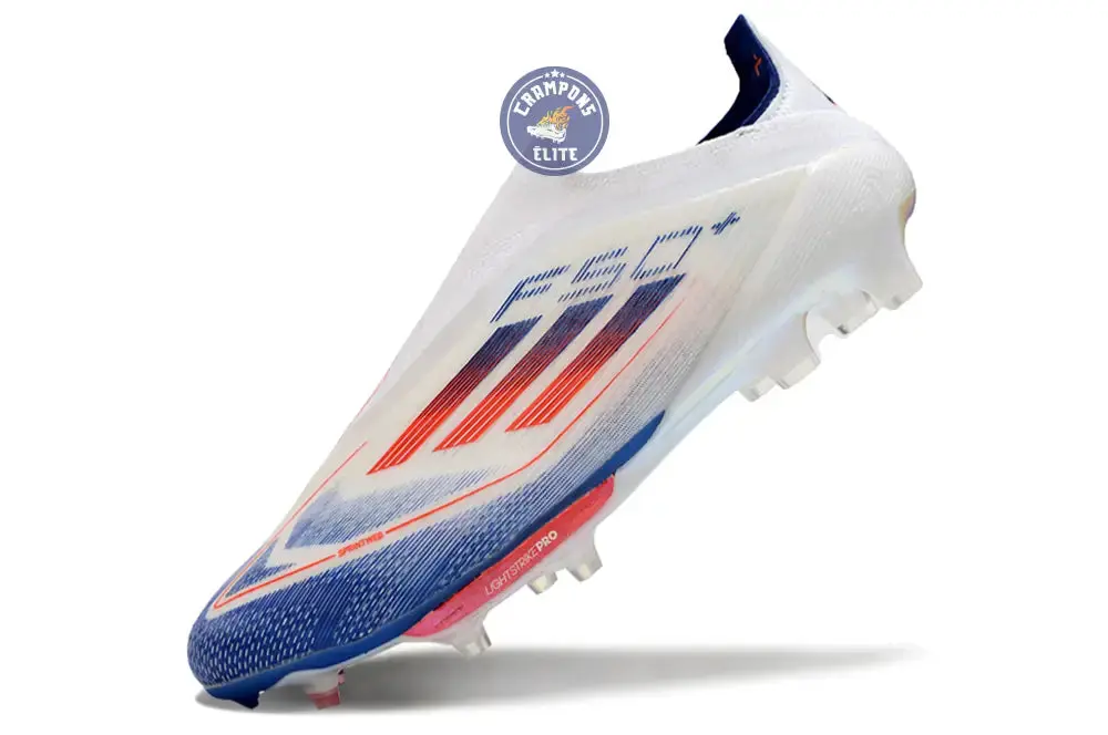 F50 + Laceless FG Blanc/Bleu/Rouge - Image 6