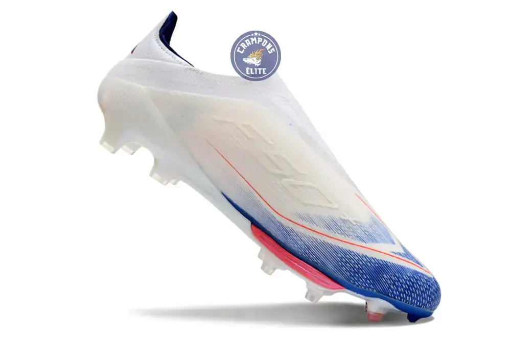 F50 + Laceless FG Blanc/Bleu/Rouge - Image 7