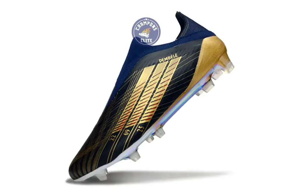 F50 Laceless FG Édition spéciale OUSMANE DEMBÉLÉ BALLON D’OR - BLEU FONCÉ/OR - Image 5