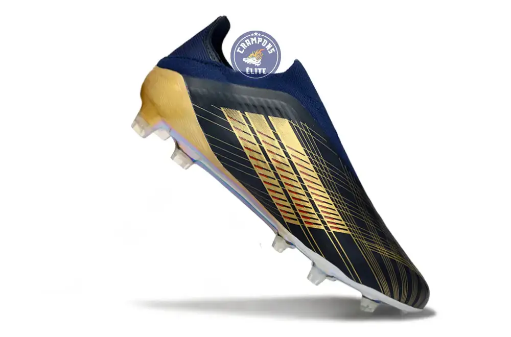 F50 Laceless FG Édition spéciale OUSMANE DEMBÉLÉ BALLON D’OR - BLEU FONCÉ/OR - Image 6