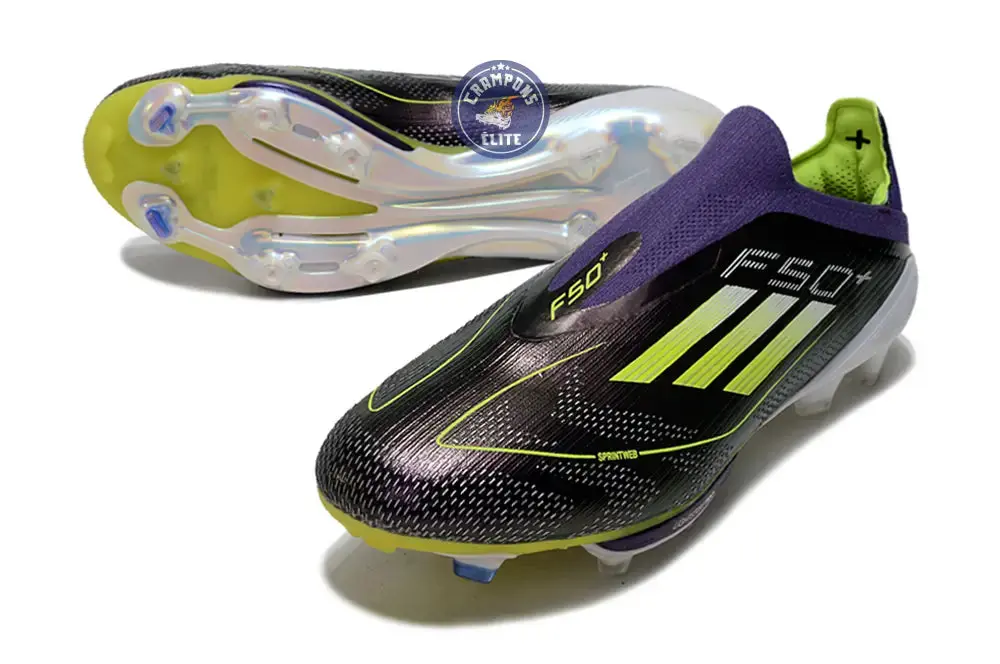 F50 + Laceless FG Fast Reborn - Violet/Blanc/Lucid Lemon ÉDITION LIMITÉE - Image 5