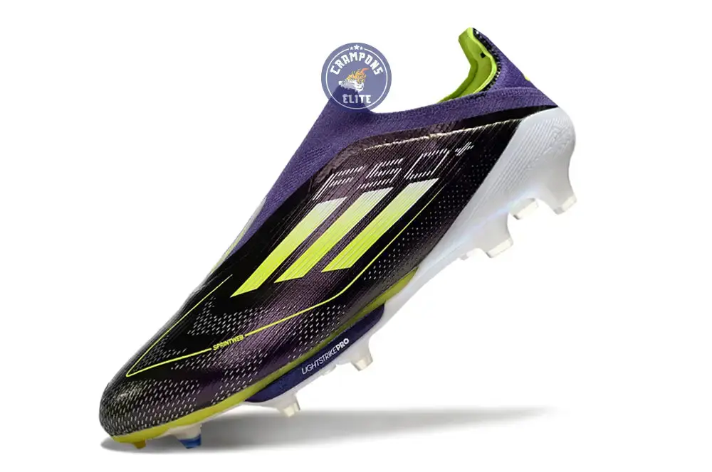 F50 + Laceless FG Fast Reborn - Violet/Blanc/Lucid Lemon ÉDITION LIMITÉE - Image 6