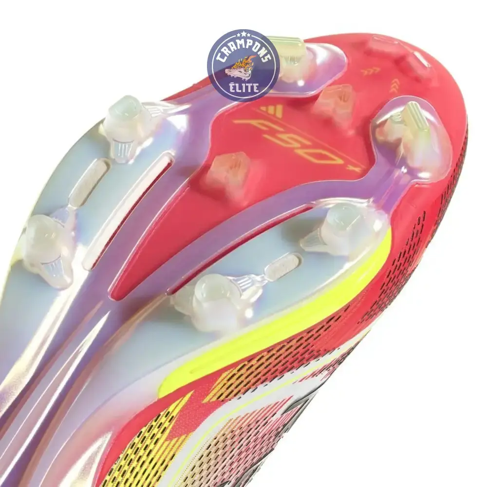 F50 + Laceless FG Pure Victory - Blanc/Noir/Jaune - Image 6