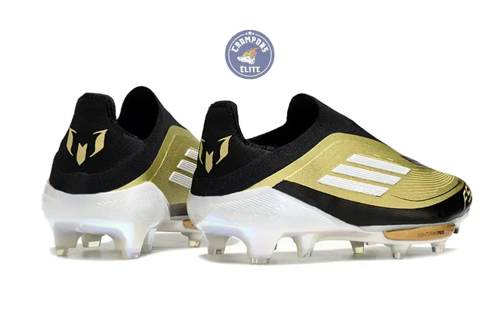 F50 + Laceless FG Triunfo Dorado - Doré/Blanc/Noir - Image 4