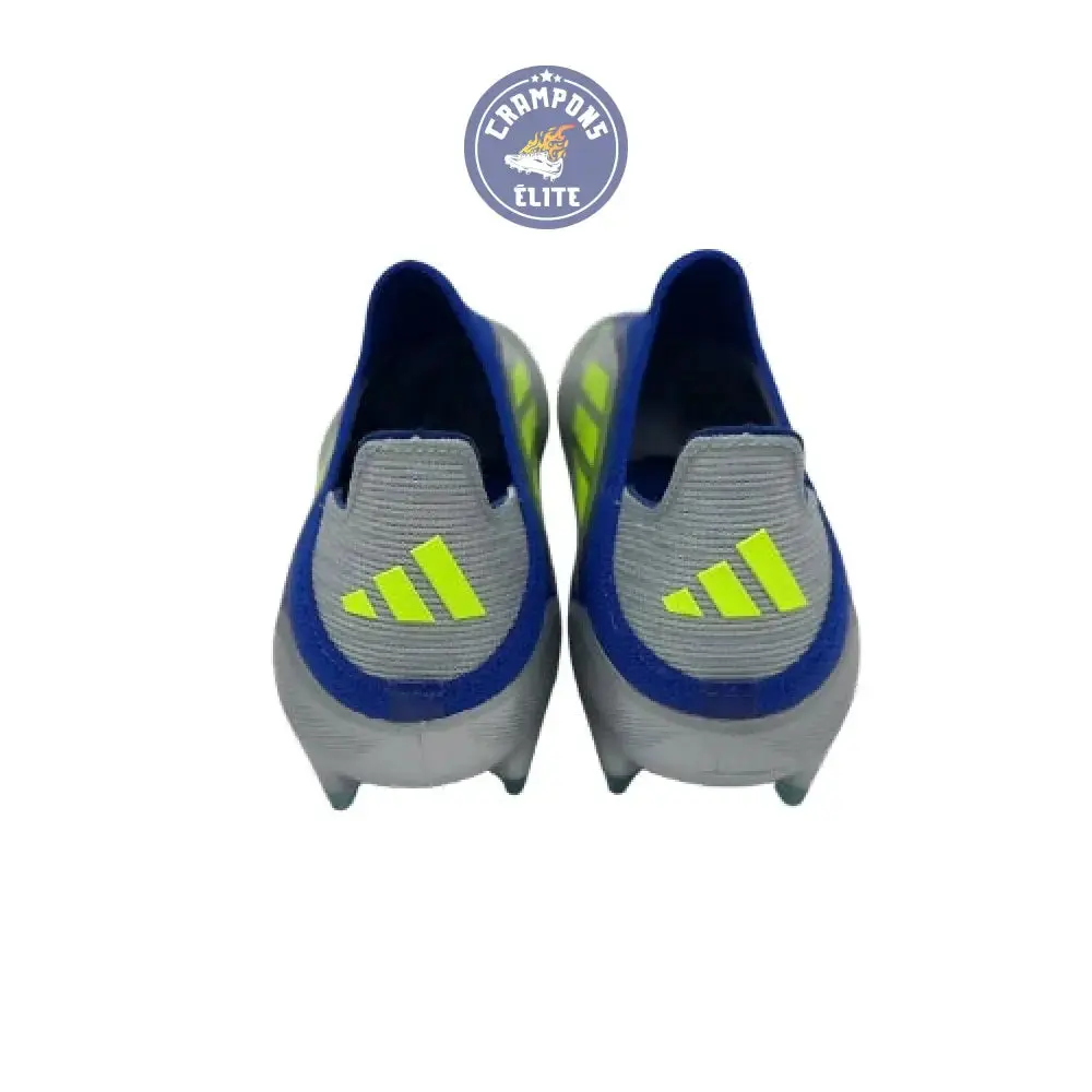 F50 Laceless MESSI Elite FG LA VIDA RAPIDA - ARGENTÉ/JAUNE/BLEU - Image 4