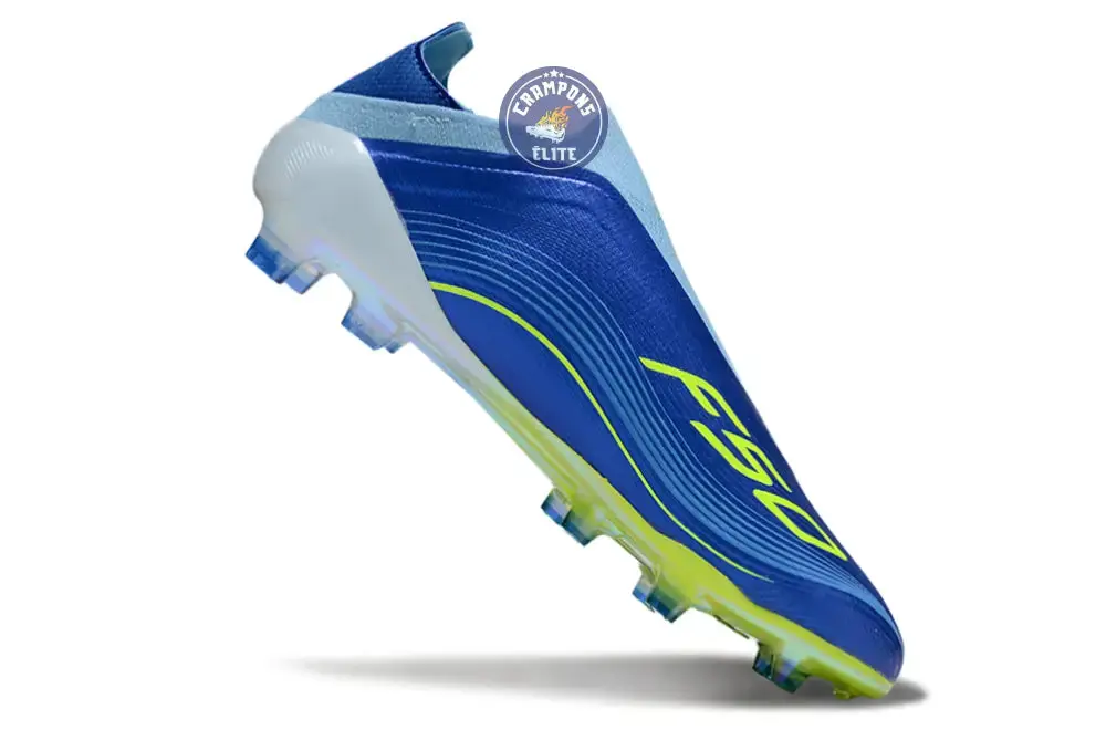 F50 Laceless FG Messi - Bleu/Jaune - Image 3