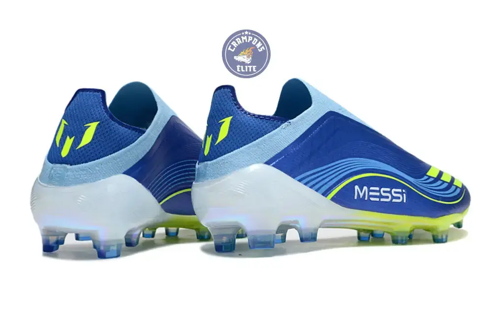 F50 Laceless FG Messi - Bleu/Jaune - Image 6