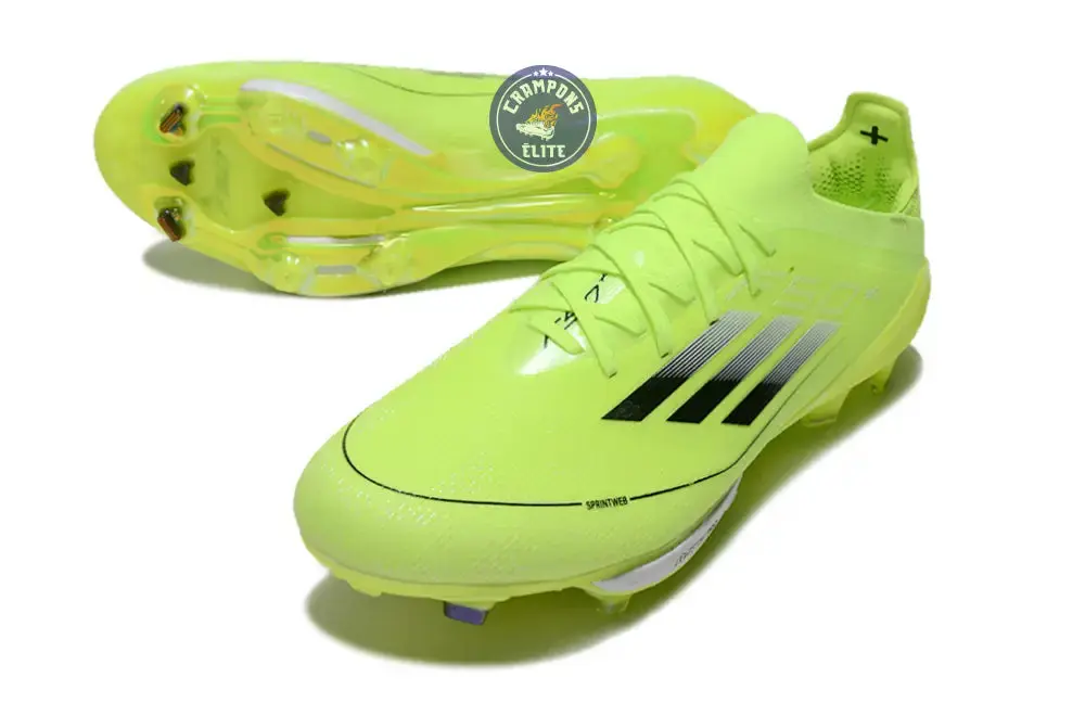 F50+ Lacets FG - Jaune Fluo/Noir - Image 2