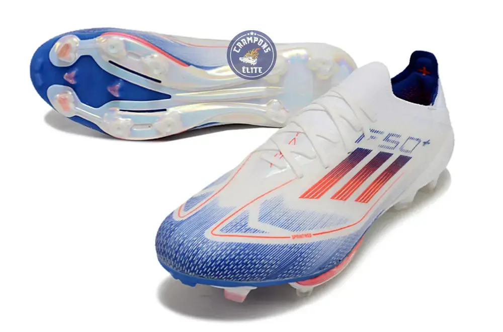 F50+ Lacets FG Advancement - Blanc/Rouge/Bleu - Image 2