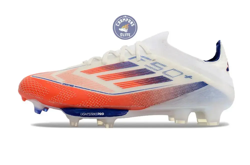 F50+ Lacets FG - Blanc/Bleu/Orange - Image 5