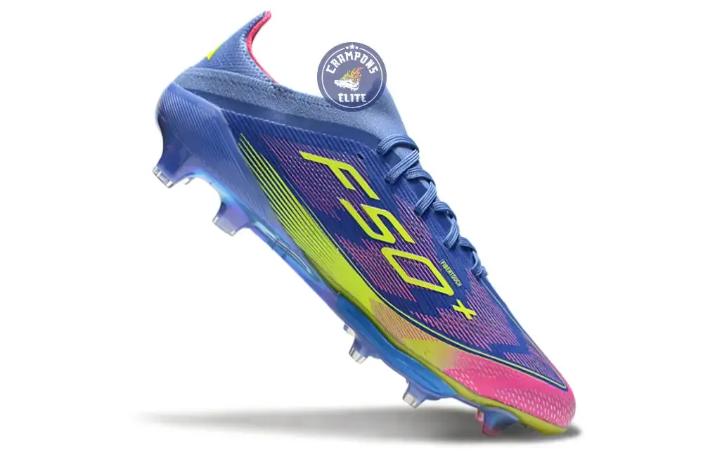 F50+ Lacets FG Celestial Victory - Blue Fusion/Vert/Rose - Image 3