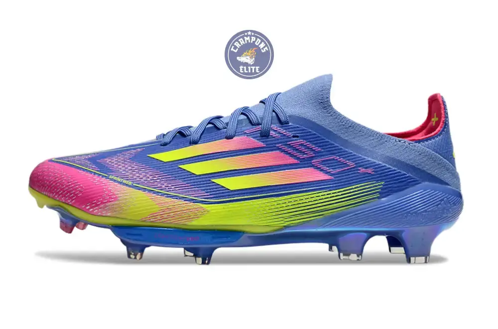 F50+ Lacets FG Celestial Victory - Blue Fusion/Vert/Rose - Image 5