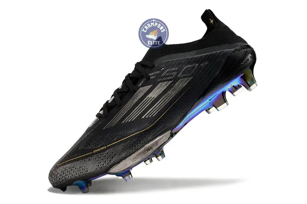 F50+ Lacets FG Dark Spark - Noir/Argenté/Doré - Image 4